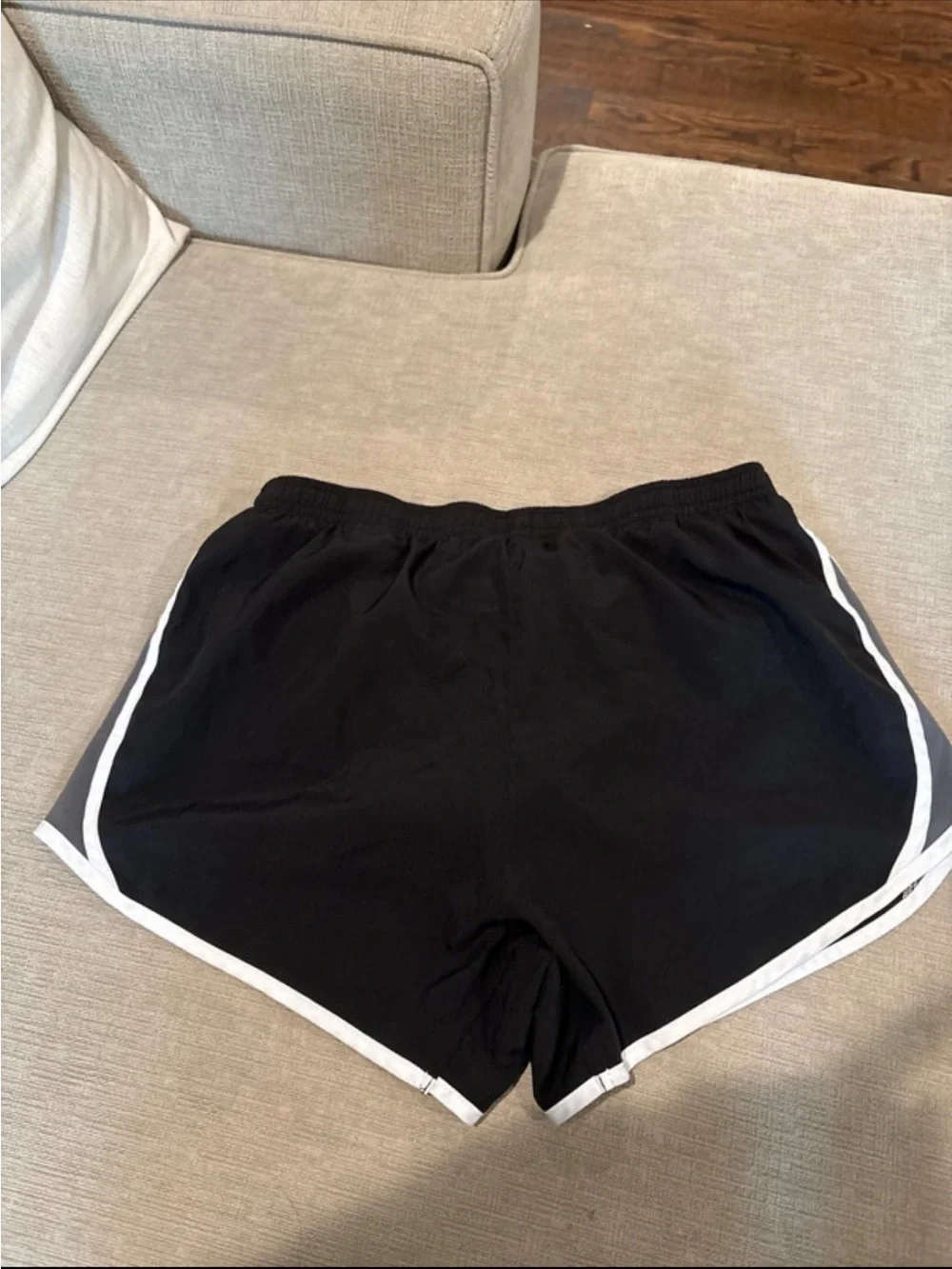 Nike Women’s Dri-fit Black and White Running Shorts
